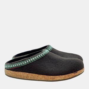 Vintage L.L. Bean x Stegmann 108 Felt Merino Wool Clogs 38 7 Dark Brown Slip On